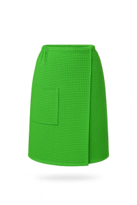 Zielone Pareo Uniseks na Saunę SPA Wafel 