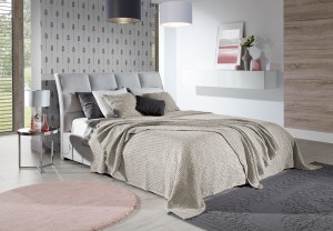Narzuta na Łóżko FAVO DESIGN Kawowa C8539