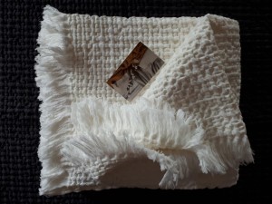 Narzuta Pled Koc na Łóżko 125x200 FAVO Biała C27919